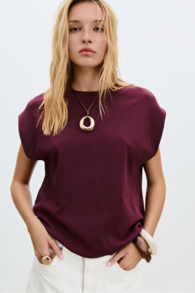 Stradivarius Basic sleeveless T-shirt