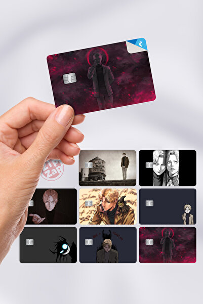 ZipZap ملصق غطاء مونستر كارت 8 قطع