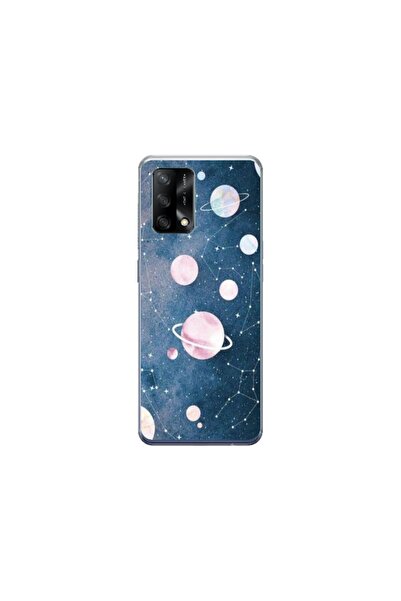 Atlas Husa personalizata si Folie de Silicon OPPO A74 5G, Solar System, multi...