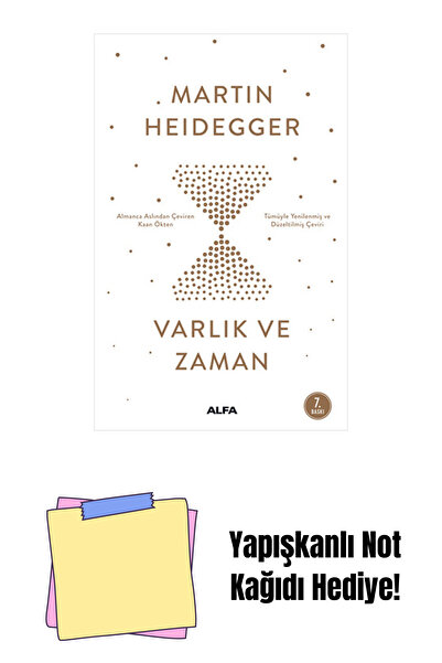 Alfa Yayınları Varlık ve Zaman + Yapışkanlı Not Kağıdı