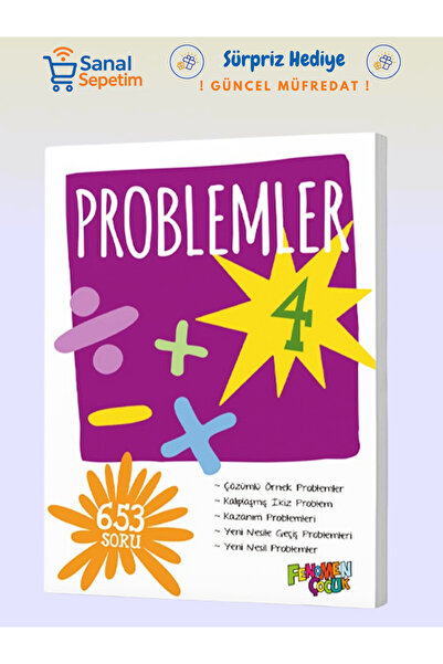Fenomen Yayıncılık Fenomen Çocuk 4. Sınıf Problemler (Güncel Müfredat)