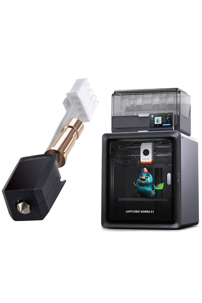 Hobi Mekatronik Anycubic Kobra S1 Yükseltilmiş Hotend Seti-0.4mm Sertleştiril...
