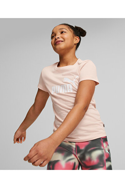 Puma Essentials Logo T-Shirt - Rose Dust