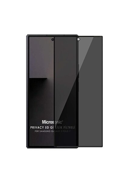 Microsonic Samsung Galaxy Z Fold 7 Privacy 5D Gizlilik Filtreli Cam Ekran Kor...