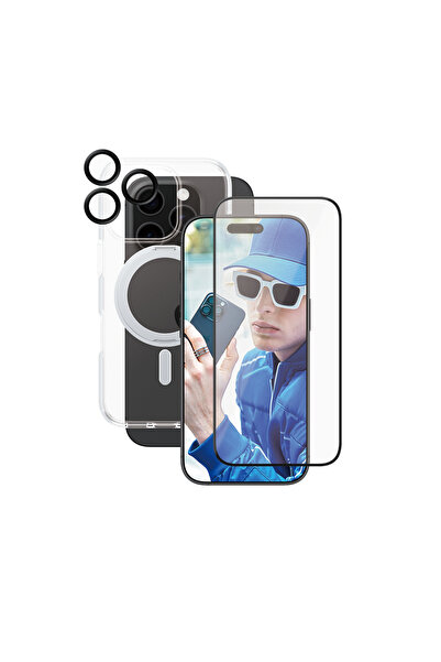 CARE by PanzerGlass® Caracteristică iPhone 16 Pro 3'lü Seramik Telefon Koruma...