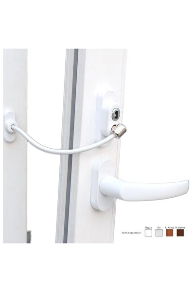 Leyaton ieg Anahtarlı Halatlı Pvc Kapı Pencere Emniyet Kilidi LWLHM-RSIEG4356
