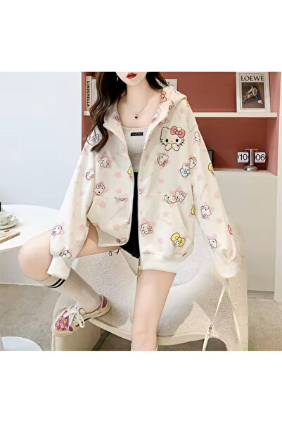 Touz Moda Кітті Детальний кардиган з капюшоном на блискавці