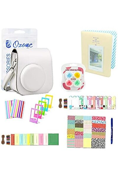 O Ozone مجموعة ملحقات فوجي فيلم، حافظة إنستاكس ميني 11 مصنوعة من جلد البولي ي...