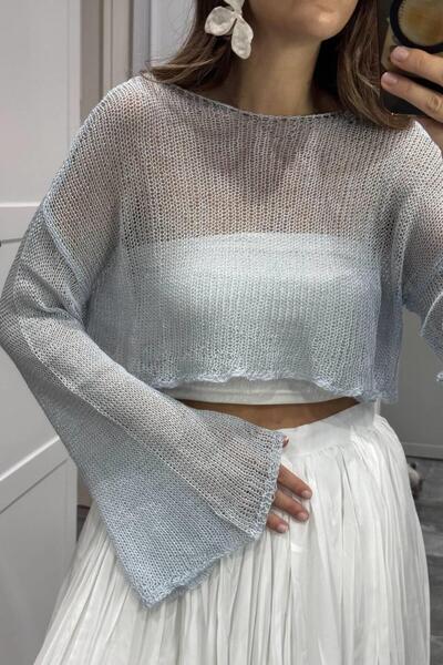 Banu Angay Summer Breeze Thin Knitwear Blue