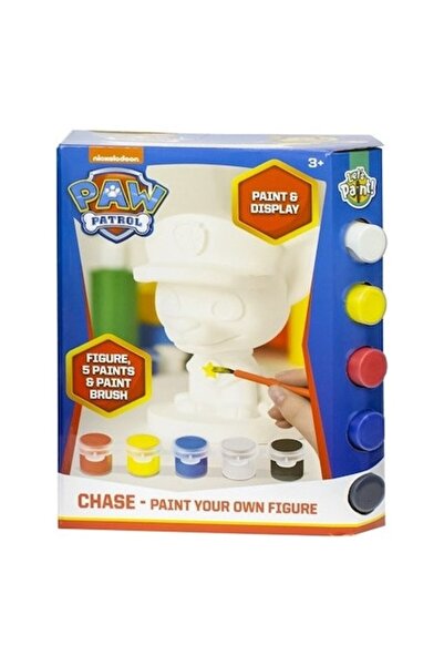 NİCKELODEON Figurina de colorat, Paw Patrol, Chase, 14X19cm
