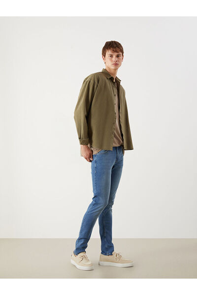 LC Waikiki بنطلون جينز رجالي من إنديجو 760 بقصة ضيقة