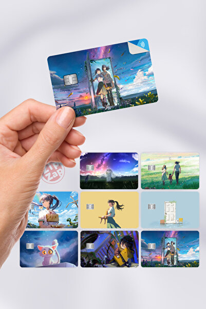 ZipZap Suzume No Tojimari Card Covering Sticker 8 Pieces