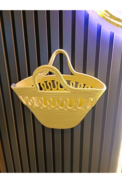 Home Minimalist Elegant Cute Handmade Knitted Design Tricot Hand Bag