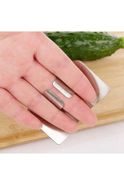Home Stainless Steel Kitchen Finger Protector – Vegetable Chopping and Slicing Safety Apparatus