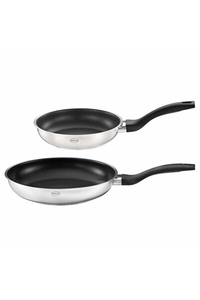rösle Set de 2 tigăi, Ø 20/24 cm, oțel inoxidabil, Rosle, Basic Line