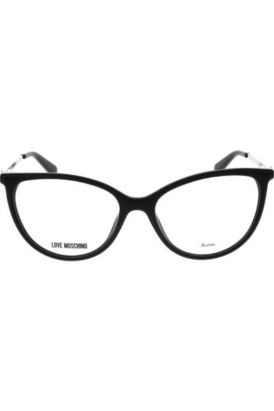 Love Moschino Women's eyeglasses frames Love Moschino MOL588 807, Plastic, Black, 54 mm
