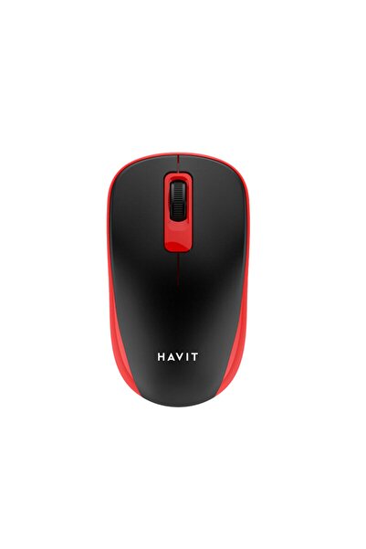 Havit Mouse wireless pentru laptop 1200 DPI MS626GT, negru / rosu