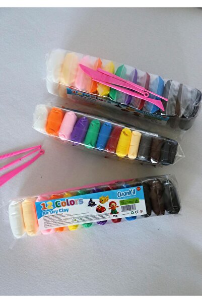 Gökmen Oyuncak Oyun Kili 12 li paket Zıplayan Oyun Hamuru 90 Gram