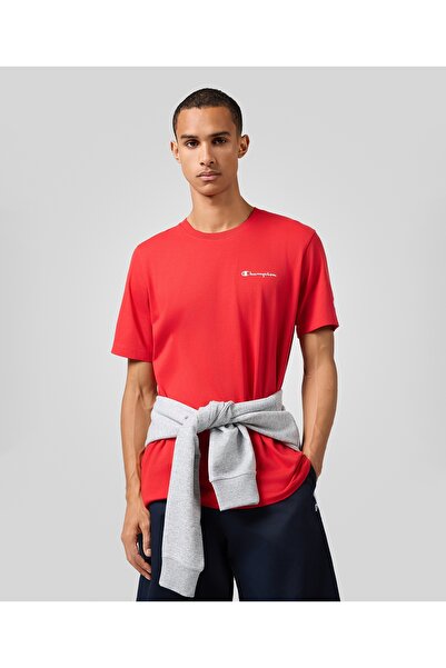 Champion تي شيرت رجالي أحمر من Icons SS - 220264-RS069