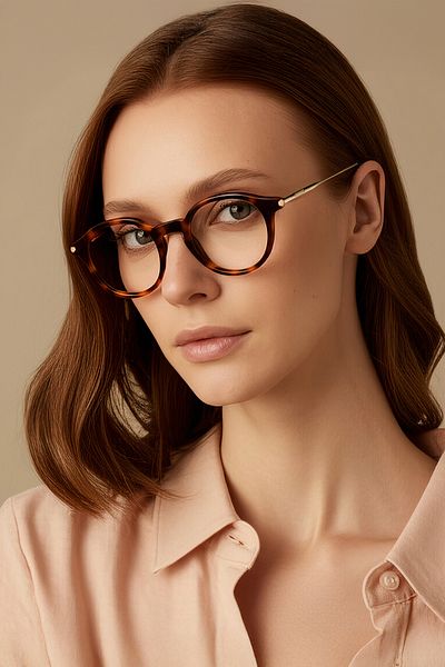 EYE OF HORUS Eoh4005-M C2 Leopard Acetate Blue Light Screen Glasses