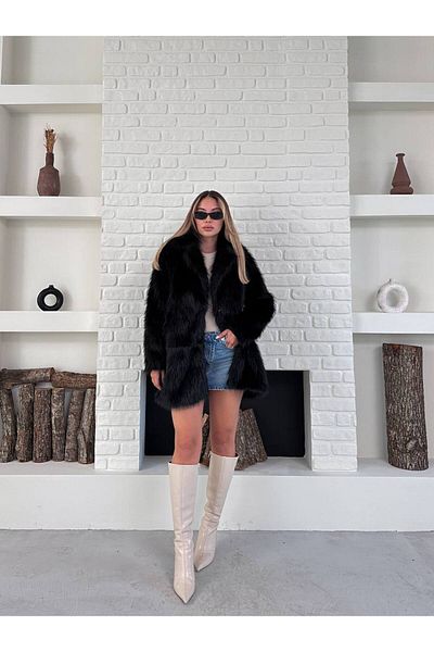 ZF BUTİK Soft Touch Long Inner Lined Premium Fur