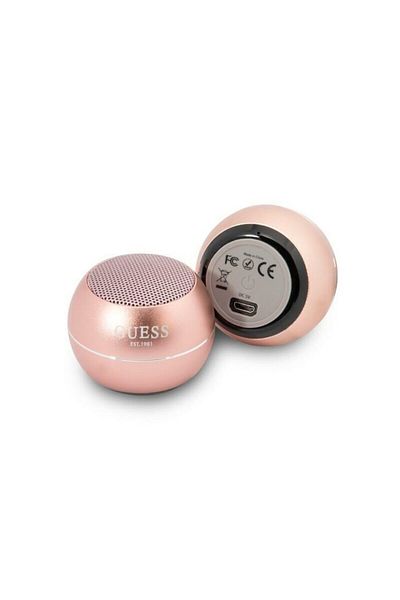 Guess Mini portable wireless Bluetooth speaker GUWSALGEP, pink