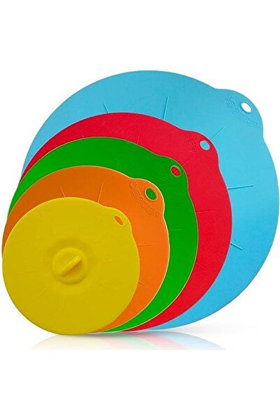 O Ozone مجموعة من 5 أغطية سيليكون قابلة لإعادة الاستخدام ومقاومة للحرارة وغطا...