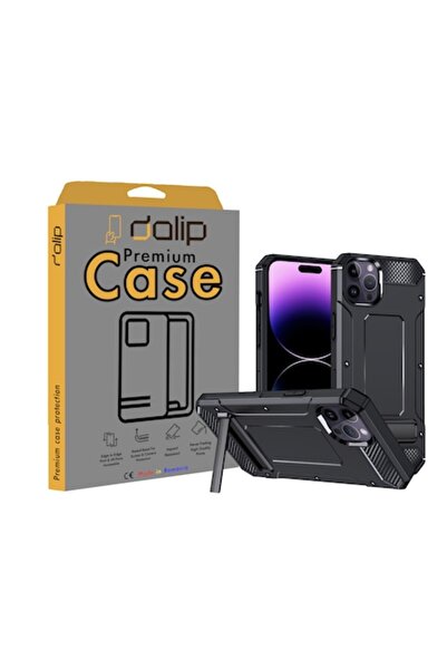 dalip Husa pentru Samsung Galaxy S23 FE, Boost Hybrid Armor Kickstand, Negru