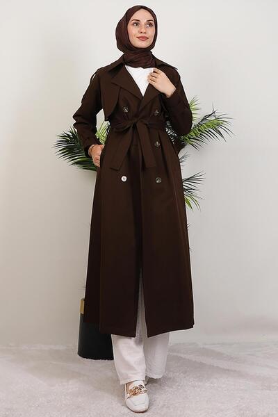 giz astore Beria Trençkot Acı Kahve