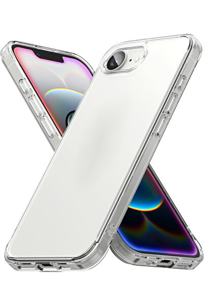 HyperAge iPhone 16E / 17E Şeffaf Kılıf Kamera Yükseltili Darbelere Dayanıklı ...