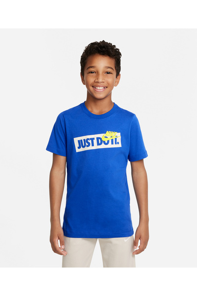 Nike Sportswear HBR Just Do It T-Shirt - Blue