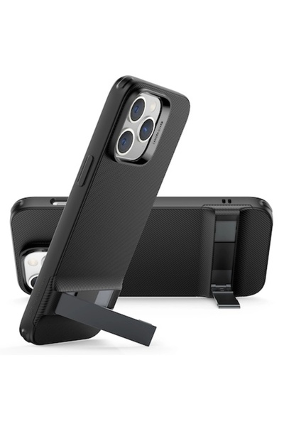 OEM High Protection Case for iPhone 14 Pro Max, Advanced Style D34, Silicone, Translucent Intense Dark