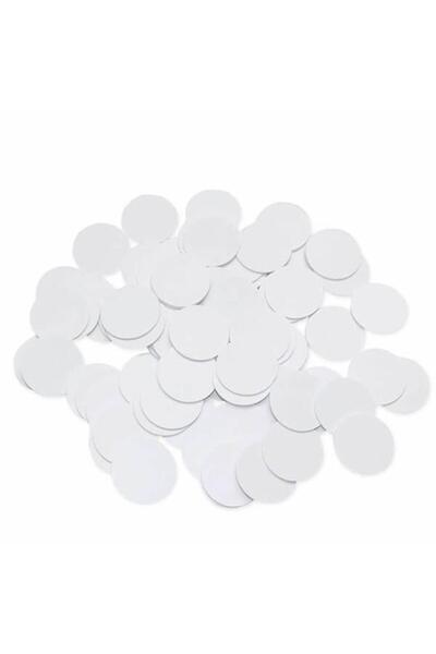 Genel Markalar Ntag215 13.56Mhz 25 mm Yuvarlak Nfc Tag-Okunup Yazılabilir