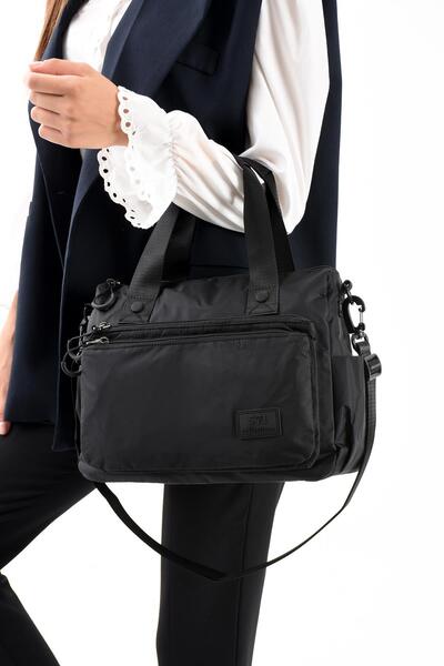 571 Collections Çanta Ultra Light Stylish and Waterproof Medium Shoulder, Handbag Black Model: (571-13-9L)