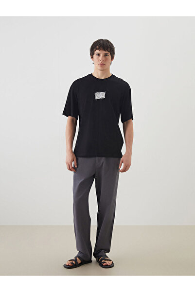 LC Waikiki Rmz Gi̇yi̇m Farkiyla Comfortable Fit Linen Blend Men's Trousers