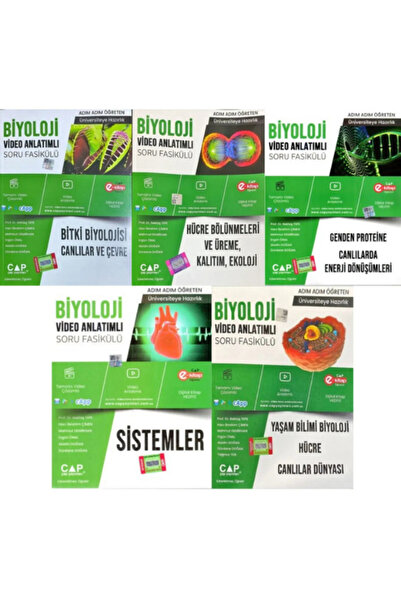 Çap Yayınları ÇAP TYT-AYT BİYOLOJİ FASİKÜL SET