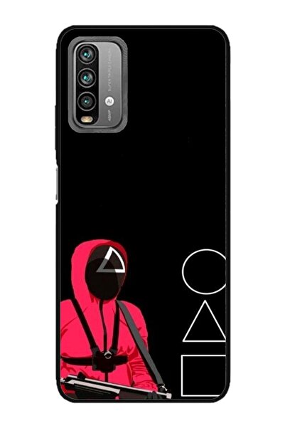 Atlas Husa personalizata si Folie de Silicon Xiaomi Redmi Note 9s, Squid Game...