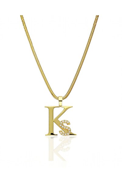 sirius jewelry 925 Gümüş | 2 Harfli Mini Taşlı İsimli Kolye