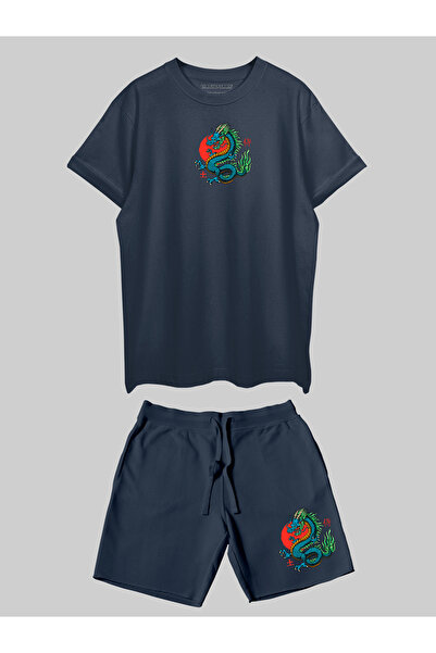 THREADCURRY Fearless Samurai Printed Co-ord Set for Men & Women