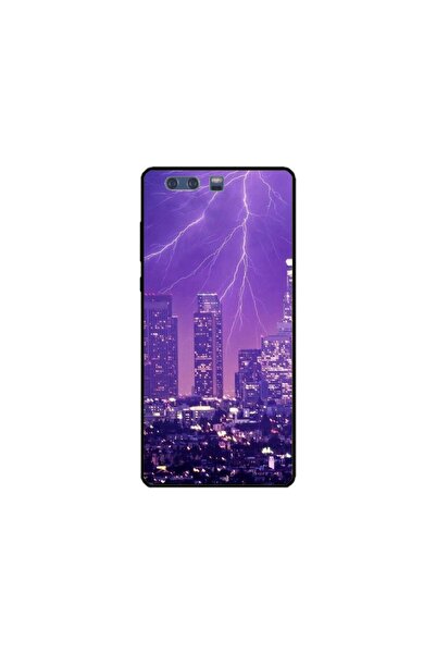 Atlas Husa personalizata Huawei P10 Plus, Purple Lightning, multicolor, S1D1M...