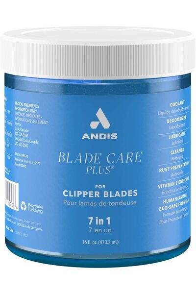 Andis Blade Care Plus 7-in-1 for Cleaning and Sanitizing Clipper Blades, 488ml