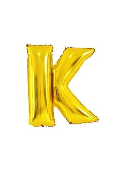 Generic Letter K Foil Balloon – Large 40 Inch – Gold