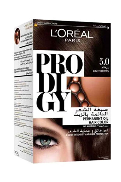 L'oreal صبغة شعر دائمة لوريال بروديجي 5.0 بني فاتح (كستنائي)