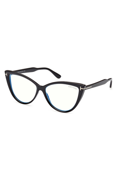 Tom Ford Women's Tom Ford FT5843B 001 Eyeglass Frames, Plastic, Black, 56 mm