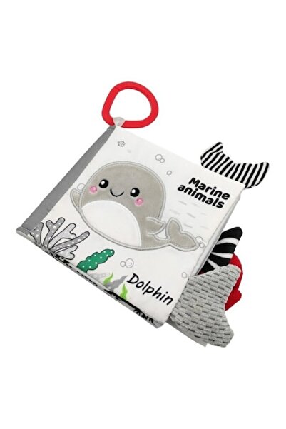 Mixbo Carte senzorială educativă pentru bebeluși Mixbo, textil, animale subac...