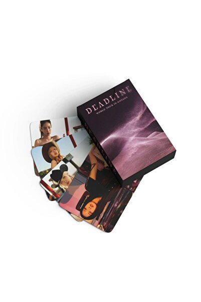 Kpop Dünyasi BLACKPINK '' Deadline '' Çift Yön Baskılı Hologramlı Lomo Card Seti