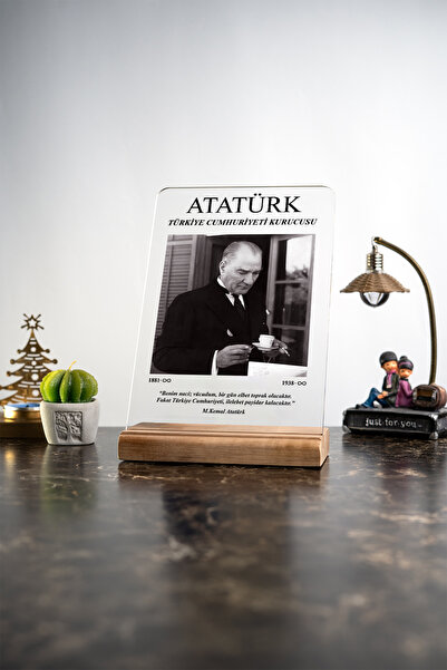Modiwa Design Mustafa Kemal Atatürk Hediyelik Masa Süsü Ev Dekor