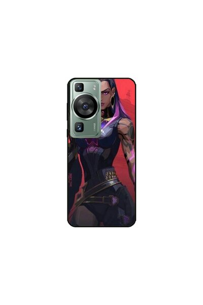 Atlas Εξατομικευμένη θήκη και μεμβράνη σιλικόνης Huawei P60, Valorant, πολύχρ...