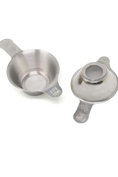Generic Oasisgalore 2PCS 304 Stainless Steel Mini Fine Mesh Strainer with Double Handles - Ideal for Tea an