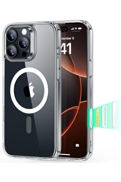 ESR Case for iPhone 16 Pro Max, MagSafe Compatible, Military Grade Protection, Magnetic Clear Hybrid